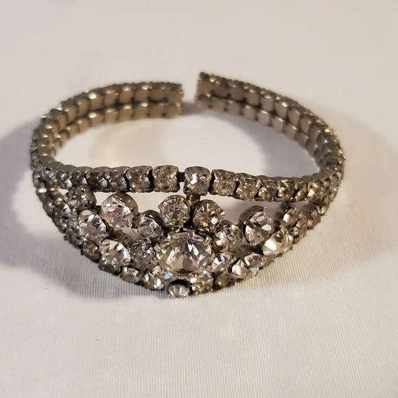 Vintage Rhinestone‎ Bracelet - Picture 2 of 3